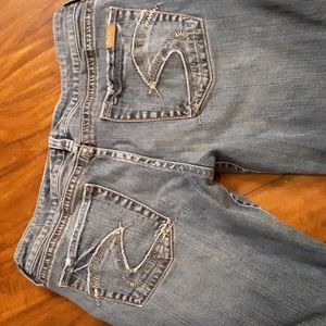 Womens silver Jean's sz 32 waist